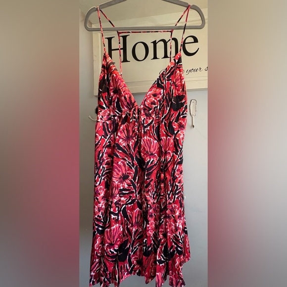 Free People Floral Pink Spaghetti Strap Top - Picture 3 of 5